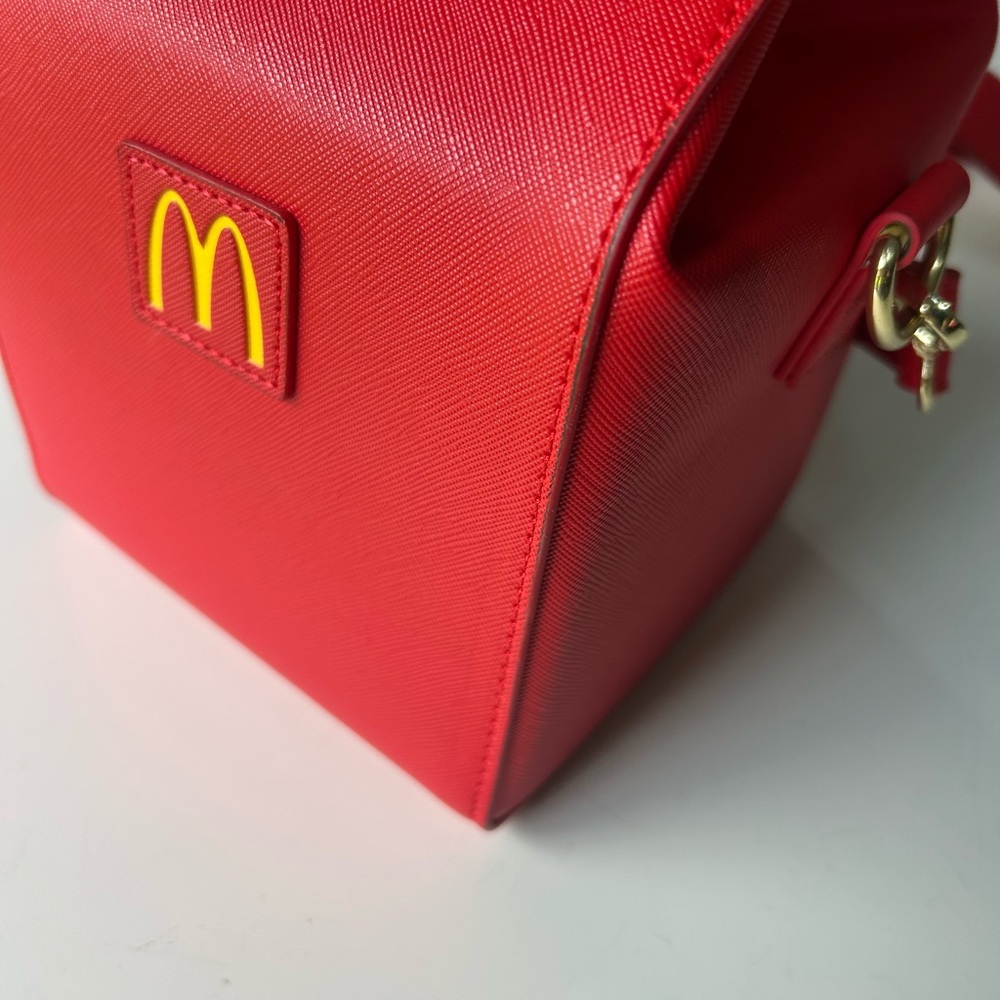 Novelty Designer Happy Meal 3D Red/Yellow Crossbody Bag; Mad Engine x McDonald's